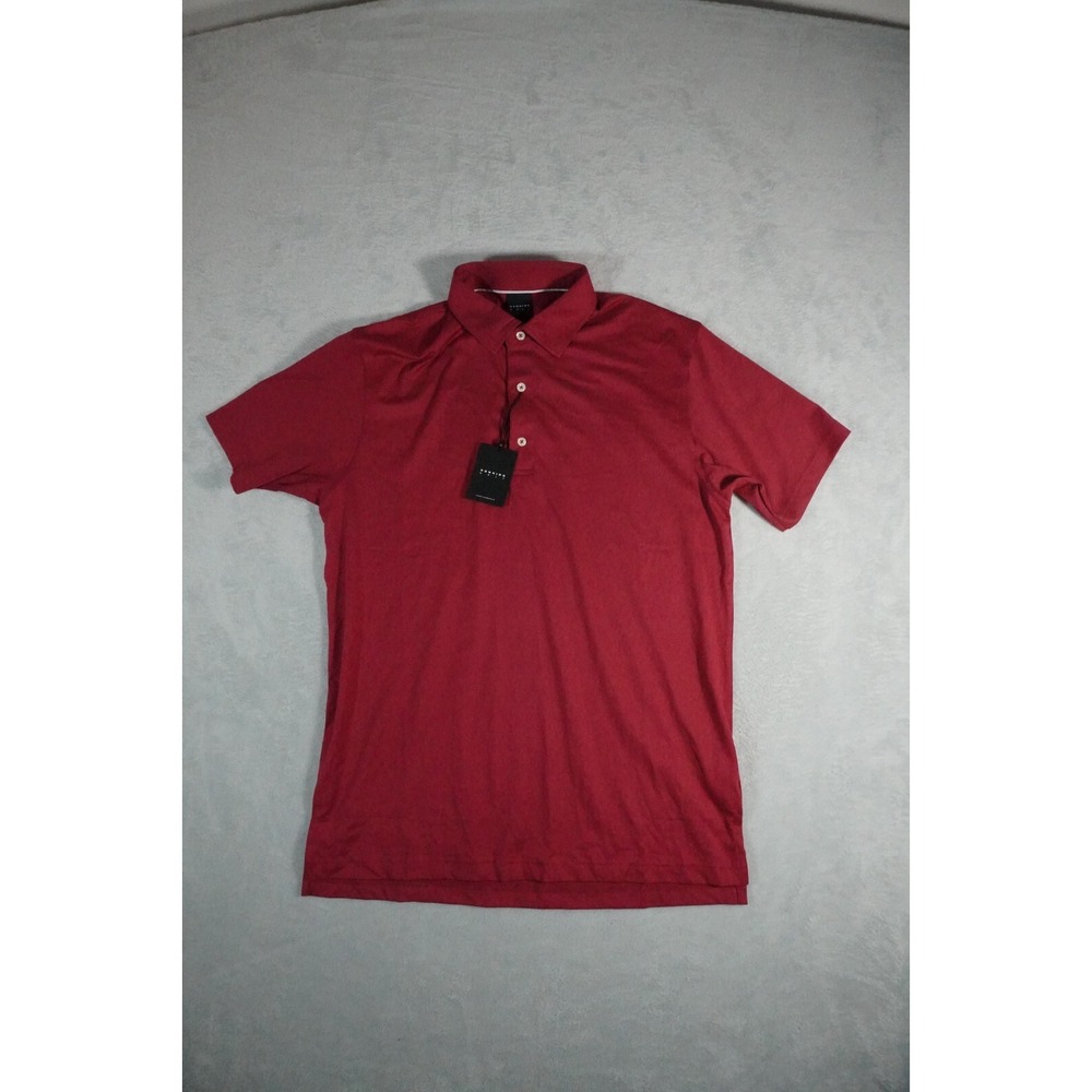 Dunning Men's Comfortable Golf Polo Shirt Red‎ M Chest Poppy